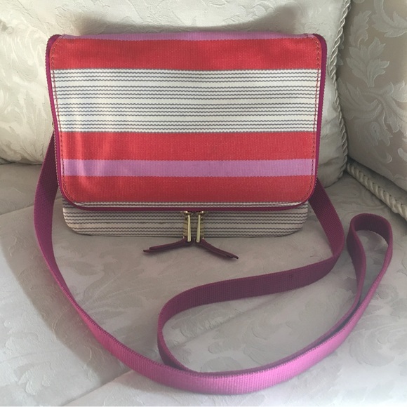 Fossil Handbags - Fossil Super Cute Multi Stripe Crossbody